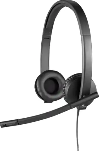 Coolblue Logitech H570e Stereo USB-A Office Headset aanbieding