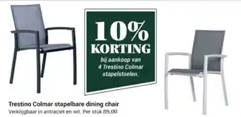 Tuincentrum Osdorp Trestino colmar stapelbare dining chair aanbieding