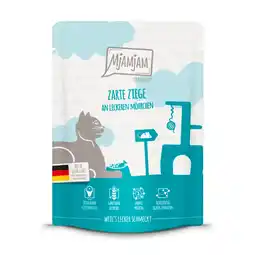 Zooplus MjAMjAM Squeeze 6 x 300 g of 24 x 300 g - Voordeelpakket: Geit (24 x 30 g) aanbieding