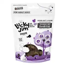 Zooplus Voordeelpakket 8x70g Lucky Jim DuoBities kip met lam hondensnacks aanbieding