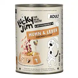 Zooplus Voordeelpakket: 24x400g Lucky Jim Adult Kip & Lever natvoer voor honden aanbieding