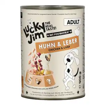 Zooplus Voordeelpakket: 24x400g Lucky Jim Adult Kip & Lever natvoer voor honden aanbieding