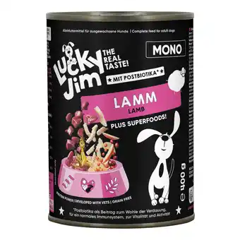 Zooplus Voordeelpakket: 24x400g Lucky Jim Mono Lam natvoer voor honden aanbieding