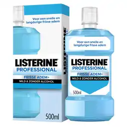 De Online Drogist Listerine Professional Frisse Adem Mondwater aanbieding