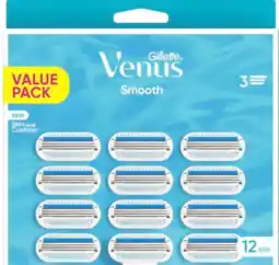 De Online Drogist Gillette Venus Smooth Scheermesjes Value Pack aanbieding