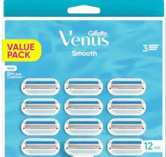 De Online Drogist Gillette Venus Smooth Scheermesjes Value Pack aanbieding