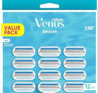 De Online Drogist Gillette Venus Smooth Scheermesjes Value Pack aanbieding