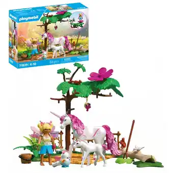 Intertoys PLAYMOBIL magische eenhoornstal voor moeder en veulen 71839 aanbieding