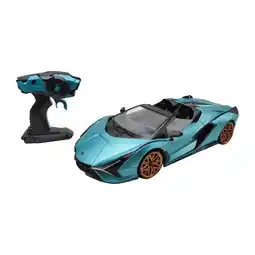 Intertoys Op afstand bestuurbare Lamborghini Sián Roadster 1:12 aanbieding