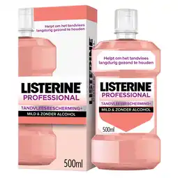 De Online Drogist Listerine Professional Tandvlees Bescherming Mondwater aanbieding