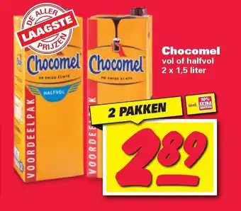 Nettorama Chocomel 2 x 1,5 liter aanbieding