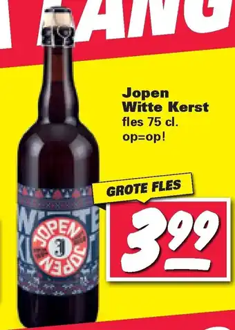 Nettorama Jopen Witte Kerst 75 cl aanbieding