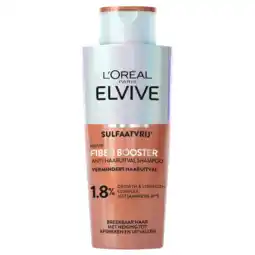 Albert Heijn L'Oréal Paris Elvive Fiber booster anti-haaruitval shampoo aanbieding