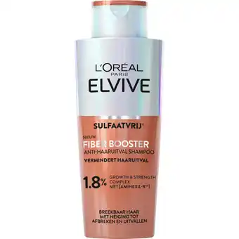 Albert Heijn L'Oréal Paris Elvive Fiber booster anti-haaruitval shampoo aanbieding