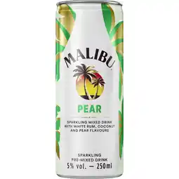 Albert Heijn Malibu Rum & pear aanbieding