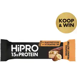 Albert Heijn HiPRO Protein bar banana peanut butter aanbieding