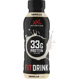Albert Heijn XXL Nutrition Fitdrink vanilla flavour aanbieding