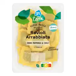 Albert Heijn AH Terra Plantaardige ravioli arrabbiata aanbieding