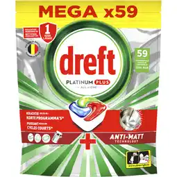Albert Heijn Dreft Platinum plus vaatwascapsules original aanbieding
