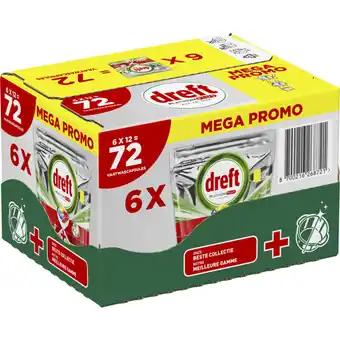 Albert Heijn Dreft Platinum plus vaatwastabletten 6-pack aanbieding