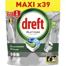Albert Heijn Dreft Platinum vaatwascapsules regular aanbieding
