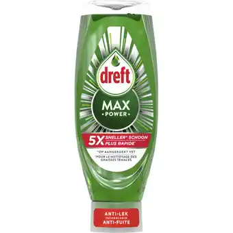 Albert Heijn Dreft Max power vloeibaar afwasmiddel original aanbieding
