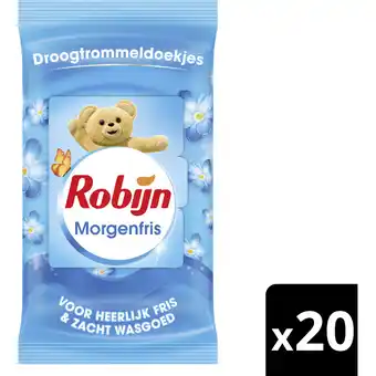 Albert Heijn Robijn Droogtrommeldoekjes morgenfris aanbieding
