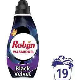 Albert Heijn Robijn Klein & krachtig black velvet wasmiddel aanbieding