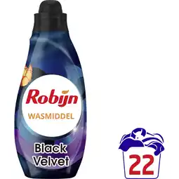 Albert Heijn Robijn Klein & krachtig black velvet wasmiddel aanbieding
