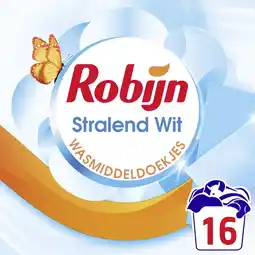 Albert Heijn Robijn Wasmiddeldoekjes stralend wit aanbieding