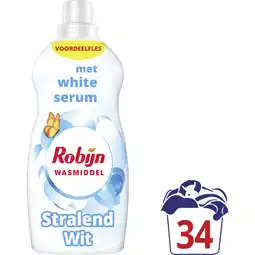 Albert Heijn Robijn Stralend wit wasmiddel voordeelfles aanbieding