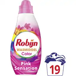 Albert Heijn Robijn Color pink sensation wasmiddel aanbieding