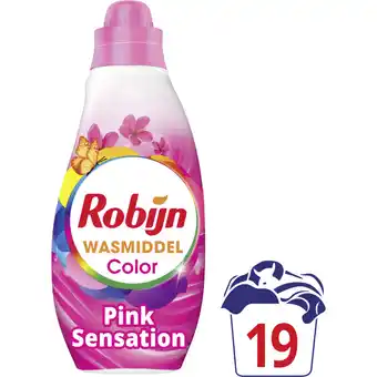 Albert Heijn Robijn Color pink sensation wasmiddel aanbieding