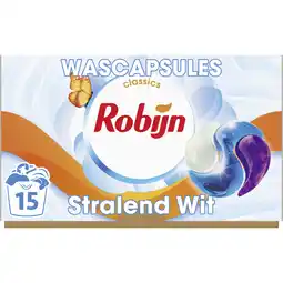 Albert Heijn Robijn 3-in-1 Wascapsules stralend wit aanbieding