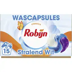 Albert Heijn Robijn 3-in-1 Wascapsules stralend wit aanbieding