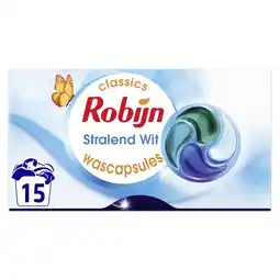 Albert Heijn Robijn 3-in-1 Wascapsules stralend wit aanbieding