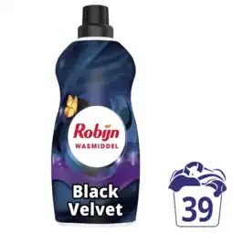 Albert Heijn Robijn Black velvet wasmiddel voordeelfles aanbieding