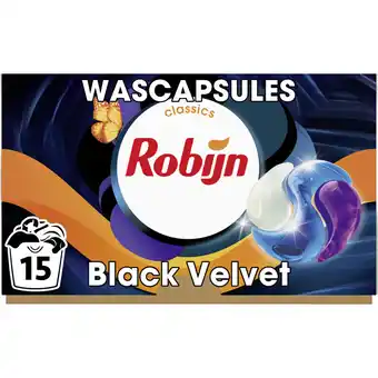 Albert Heijn Robijn 3-in-1 Wascapsules black velvet aanbieding
