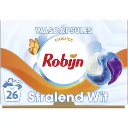 Albert Heijn Robijn Stralend wit 3-in-1 wascapsules aanbieding
