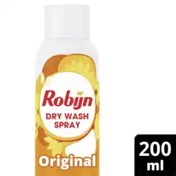 Albert Heijn Robijn Dry wash spray original aanbieding