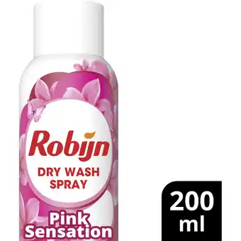 Albert Heijn Robijn Dry wash spray pink sensation aanbieding