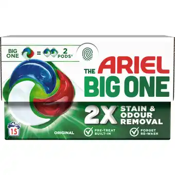 Albert Heijn Ariel Pods original the big one wascapsules aanbieding