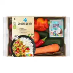 Albert Heijn AH Groene curry verspakket aanbieding