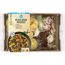 Albert Heijn AH Gesneden verspakket black bean noodles aanbieding
