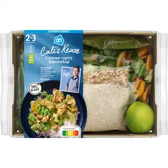 Albert Heijn AH Culi's groene curry limoenkip verspakket aanbieding