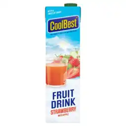 Albert Heijn CoolBest Fruit drink strawberry aanbieding