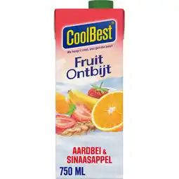 Albert Heijn CoolBest Fruit ontbijt sinaasappel & aardbei aanbieding