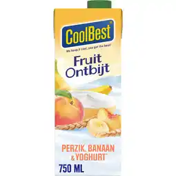Albert Heijn CoolBest Fruit ontbijt perzik, banaan & yoghurt aanbieding