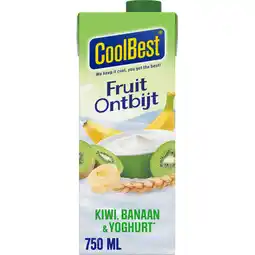 Albert Heijn CoolBest Fruit ontbijt kiwi, banaan & yoghurt aanbieding