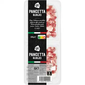 Albert Heijn AH Pancetta blokjes aanbieding